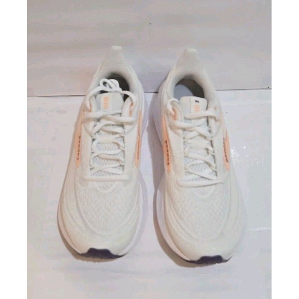 Brooks Women’s Revel 9 Run/Walk Shoes Beautiful White/Peach Size 7 New - Picture 3 of 9
